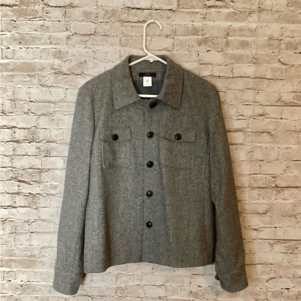 J Crew Herringbone jacket